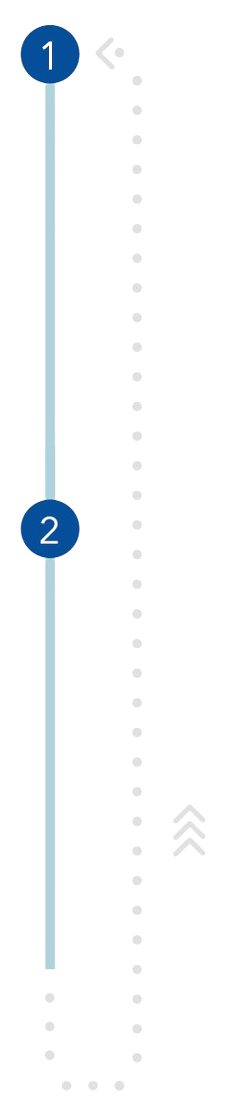 Ruta separada por puntos por el cual el barco pasara en su travesía