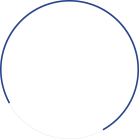 Circulo con el borde de color azul fuerte y el interior transparente